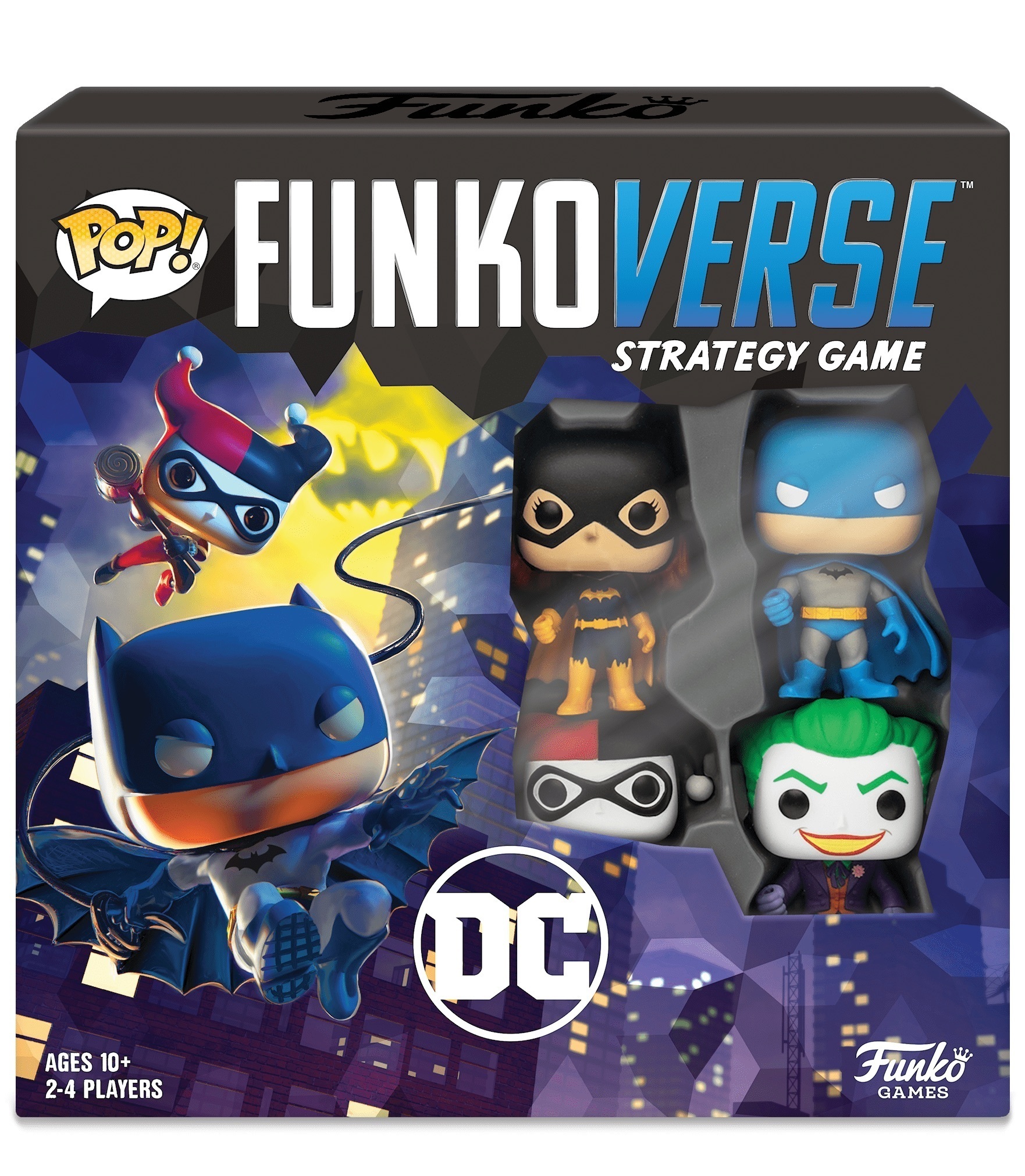 Pop! Funkoverse Strategy Game DC 100 Base Set 4 Pack