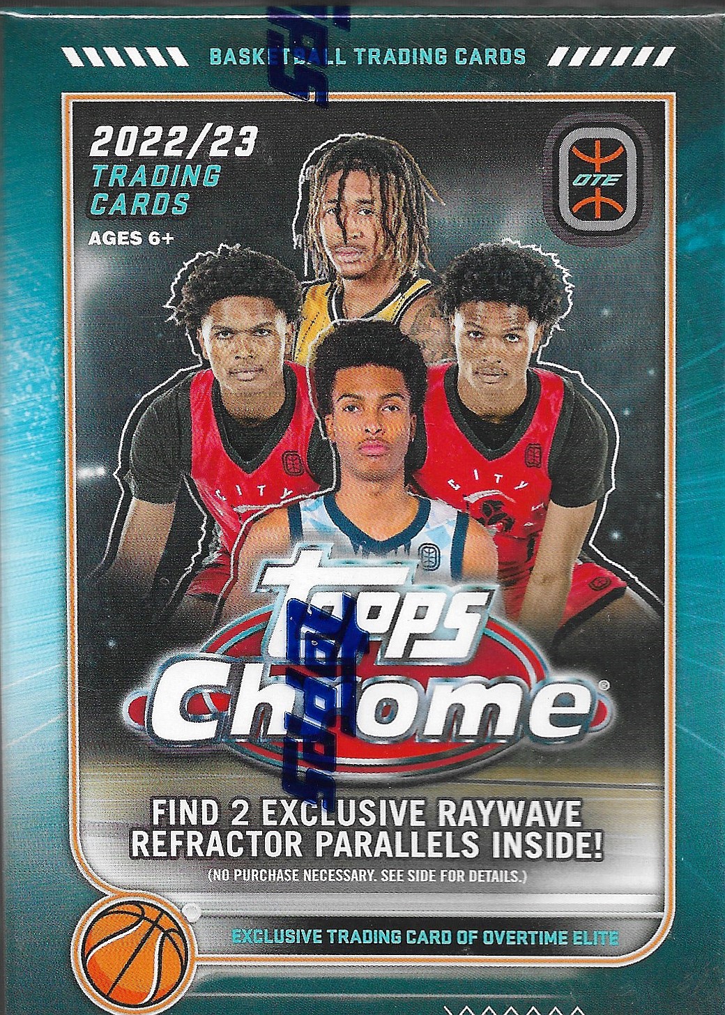 2022-23 Topps Chrome Overtime Elite Basketball Blaster Box 28 cards