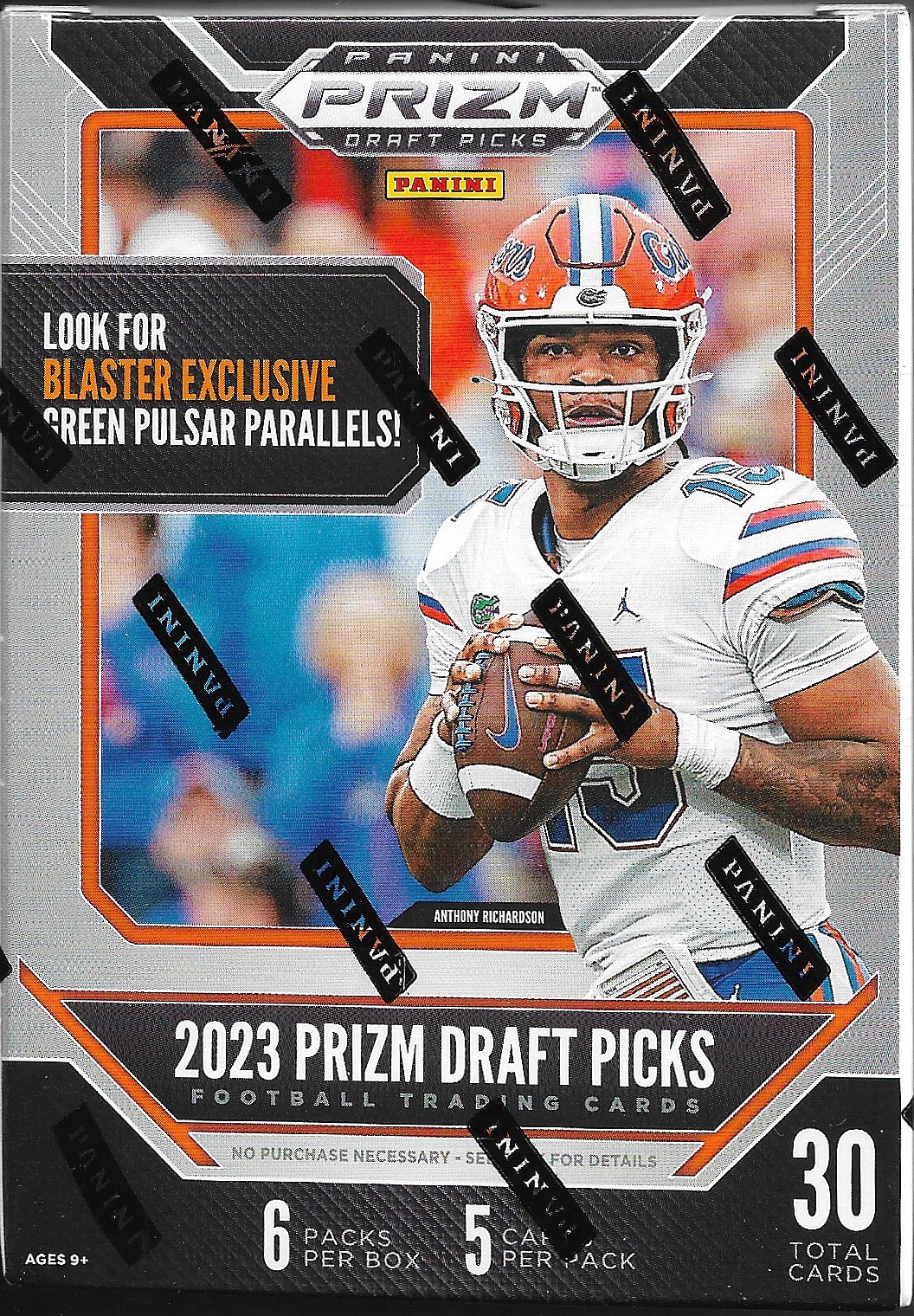 2023 Panini Prizm Draft Picks Blaster 6 packs/5 cards