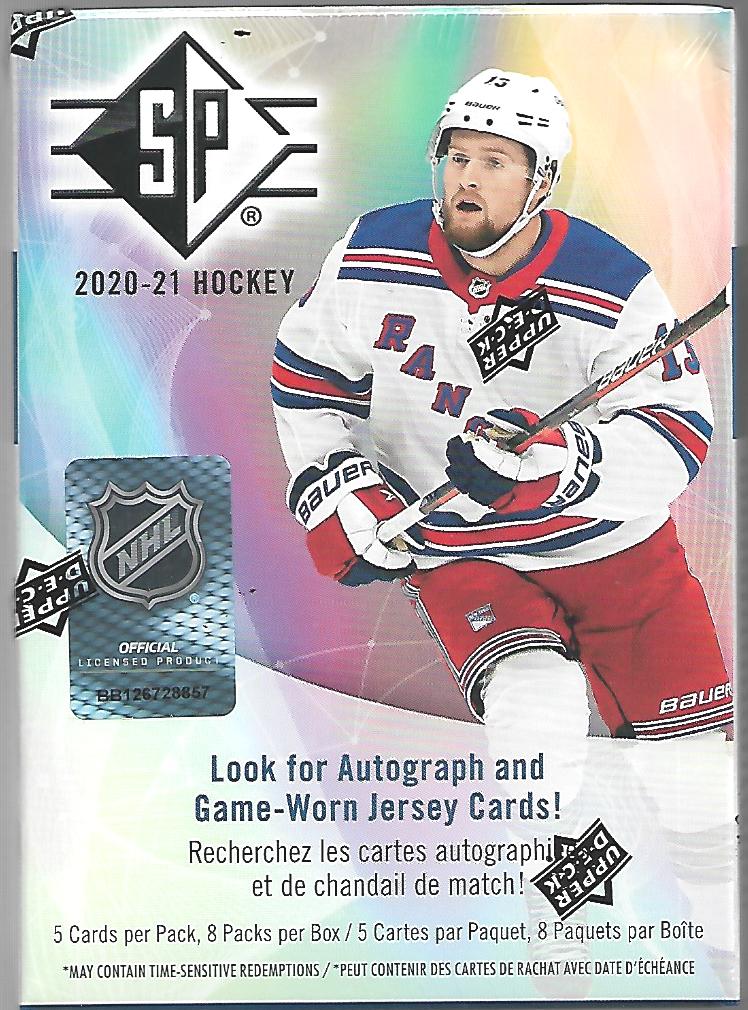 2020 Upper Deck SP Hockey Blaster 8 packs