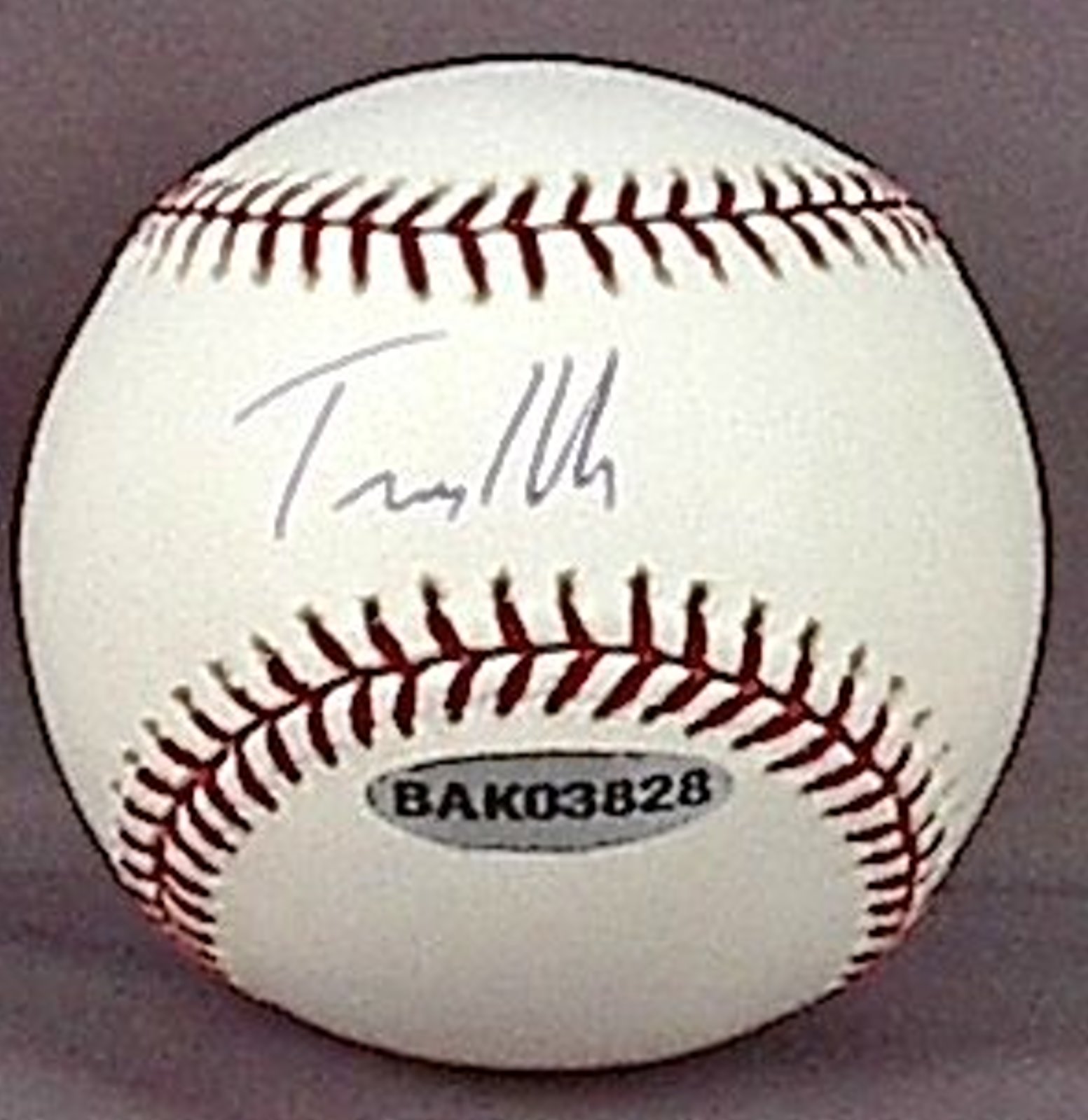 Travis Hafner Autograph Baseball