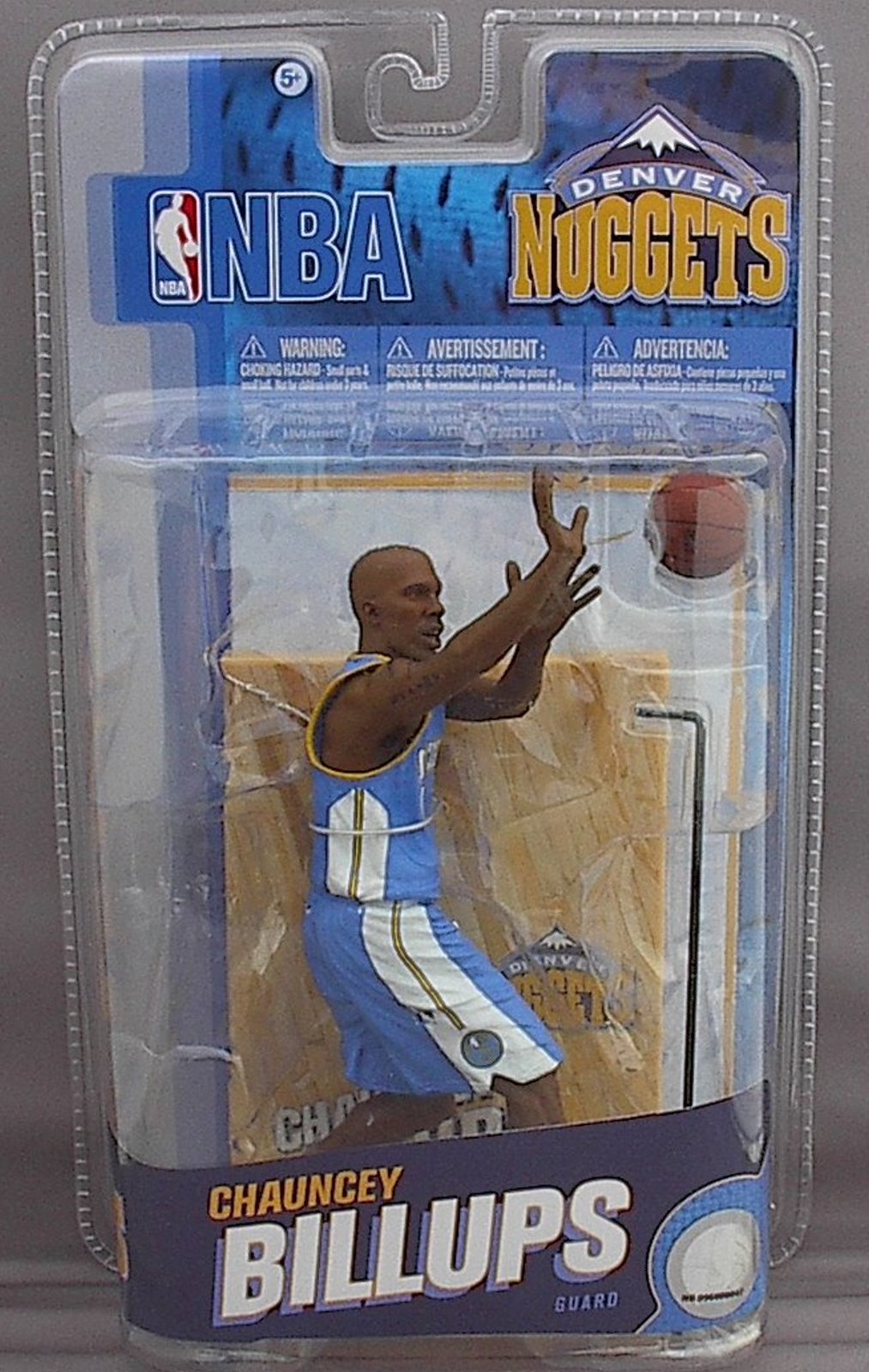 Chauncey Billups NBA Series 18 McFarlane figure Denver Nuggets