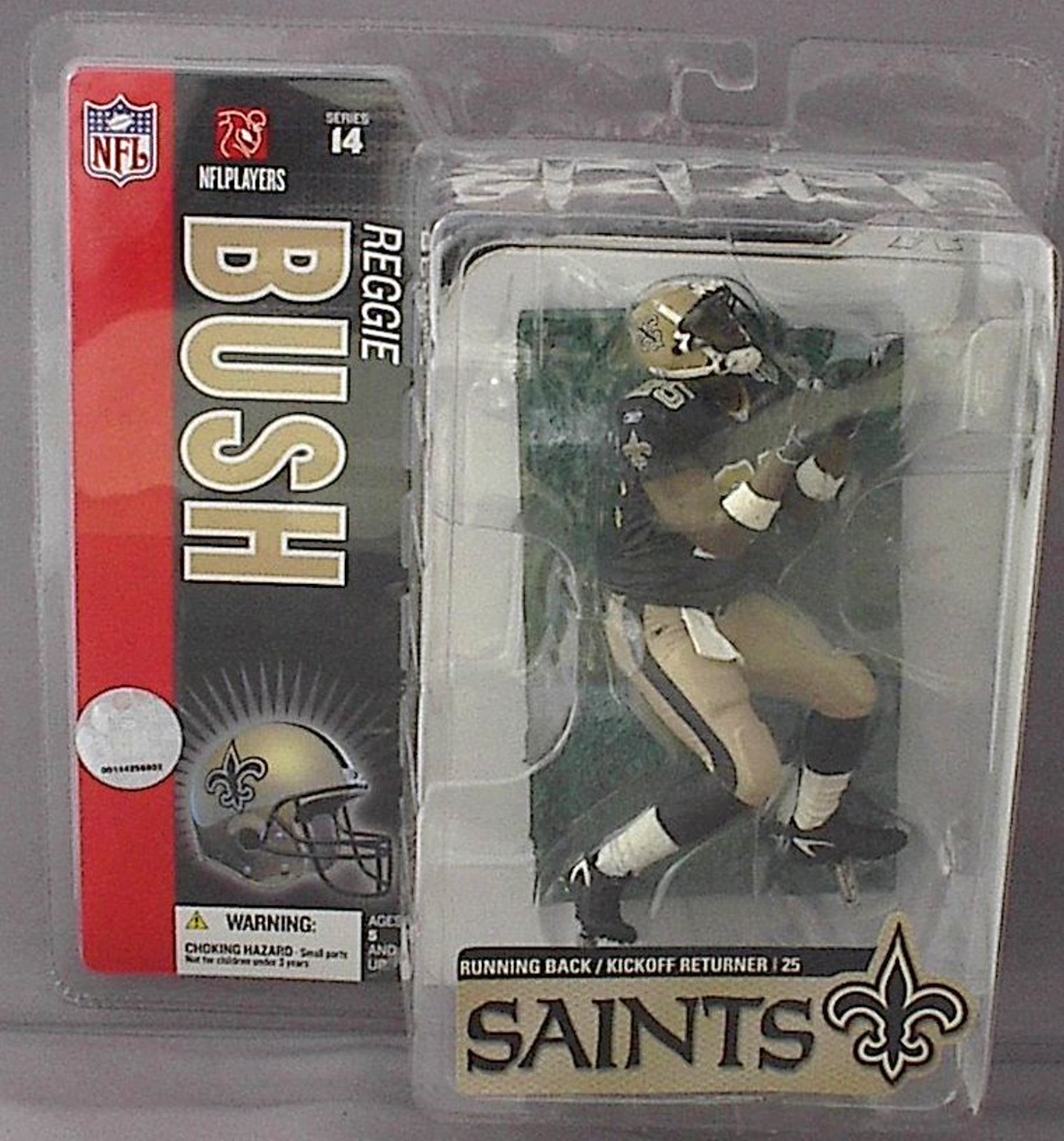 Reggie Bush NFL Series 14 McFarlane figure New Orleans Saints
