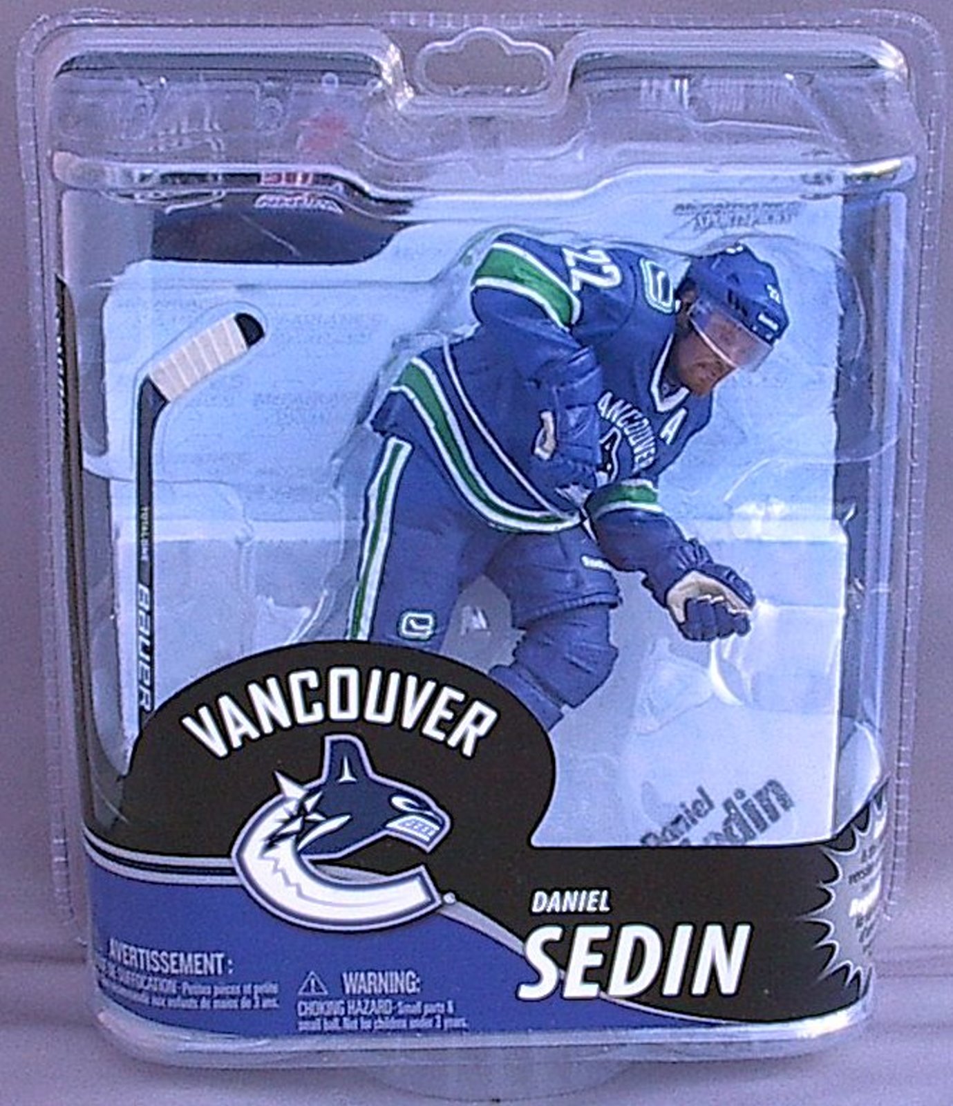 Daniel Sedin NHL Series 30 McFarlane Figure Vancouver Canucks