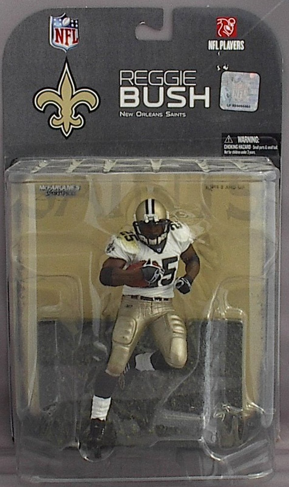 Reggie Bush NFL Series 17 McFarlane figure New Orleans Saints