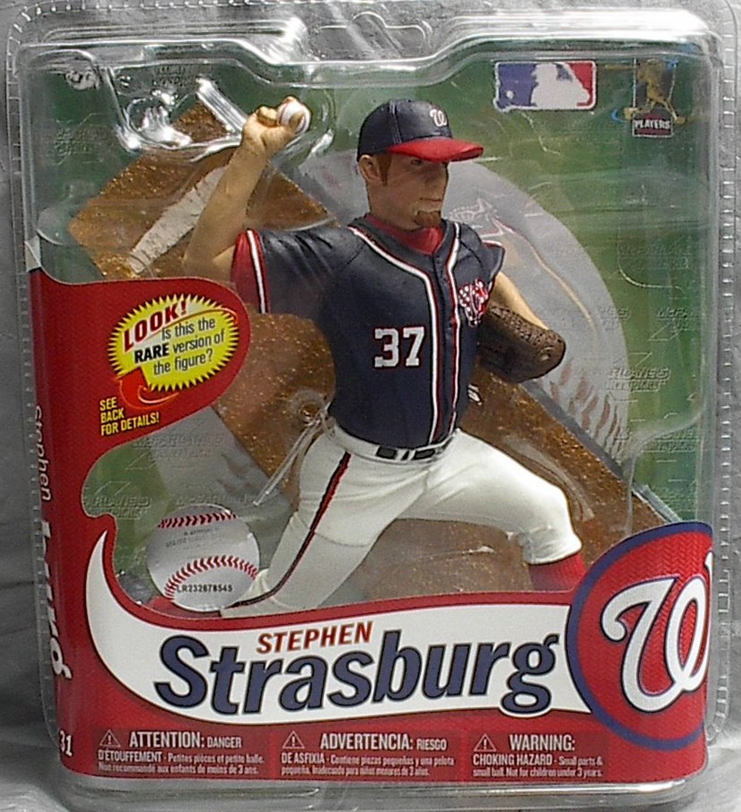 Stephen Strasburg MLB Series 31 McFarlane figure Washington Nationals