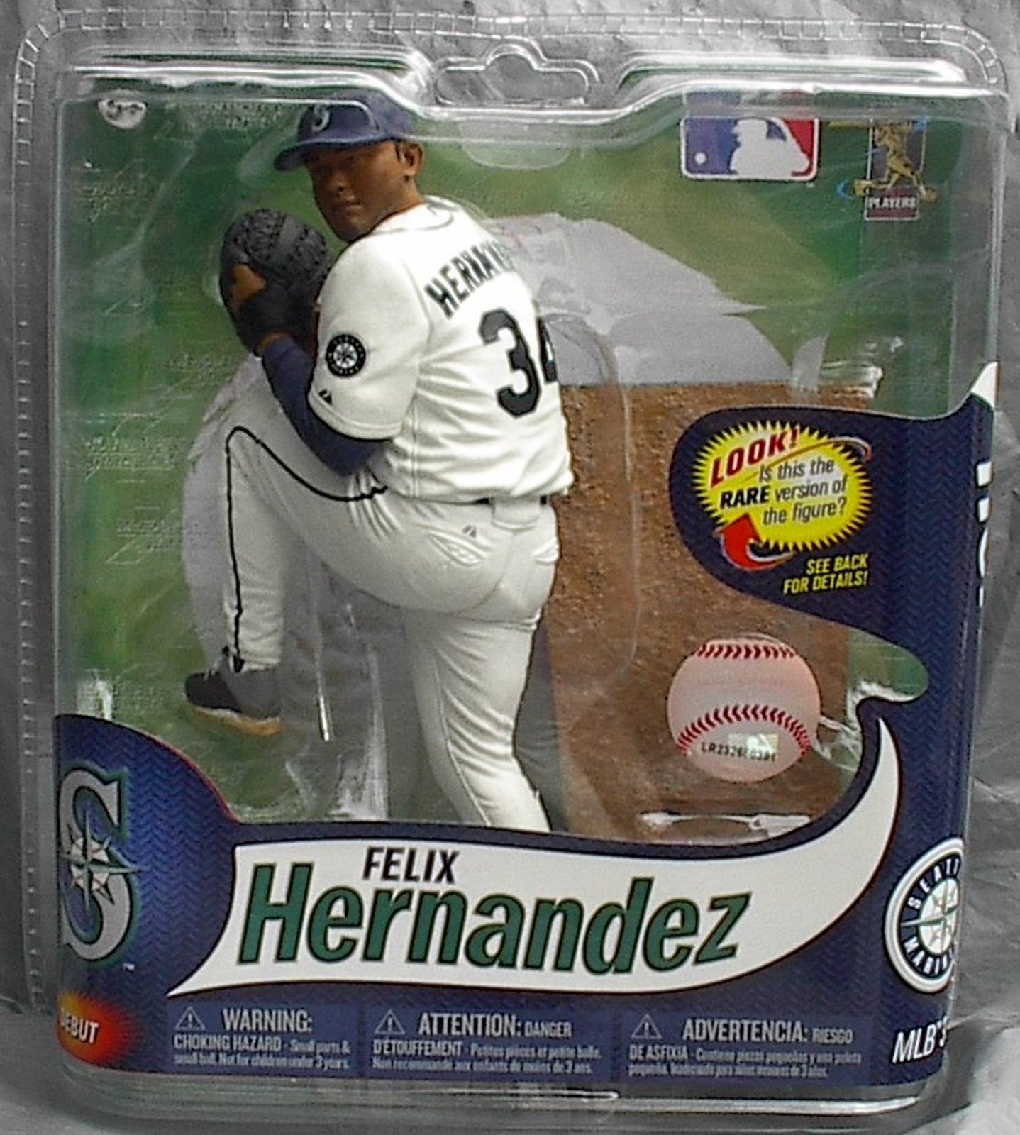 Felix Hernandez MLB Series 31 McFarlane DEBUT figure Seattle Mariners