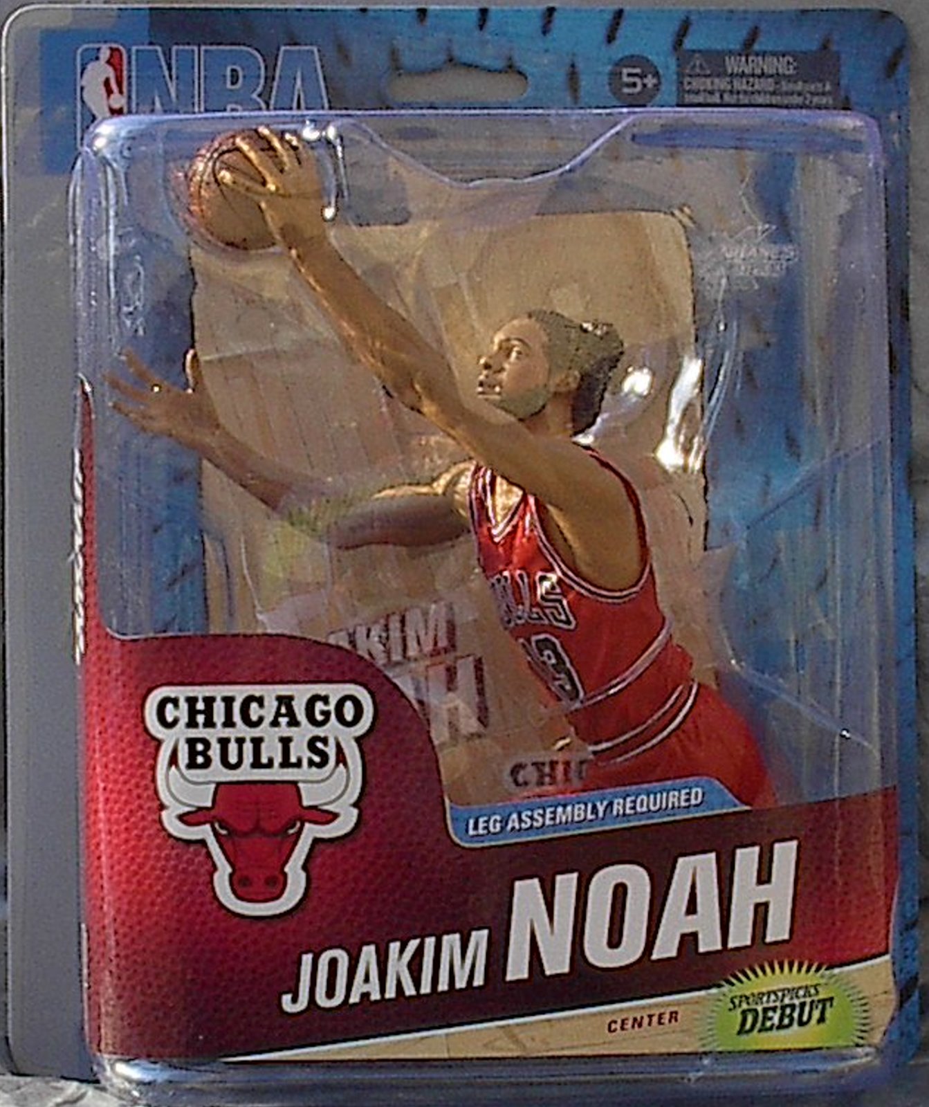 Joakim Noah NBA Series 24 McFarlane debut figure Chicago Bulls