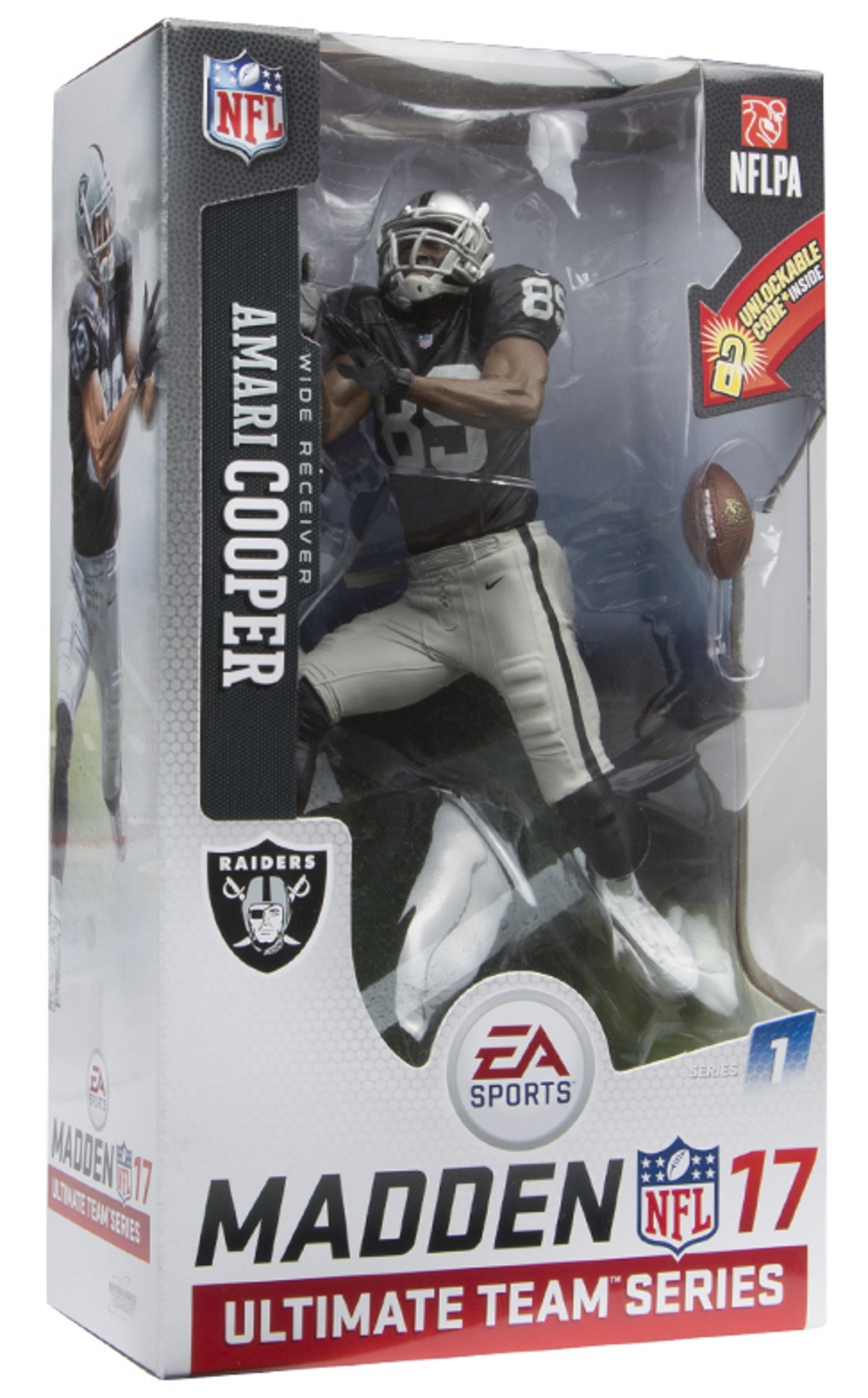 Amari Cooper NFL Ultimate Team Series 1 Madden 17 McFarlane figure Oakland Raiders