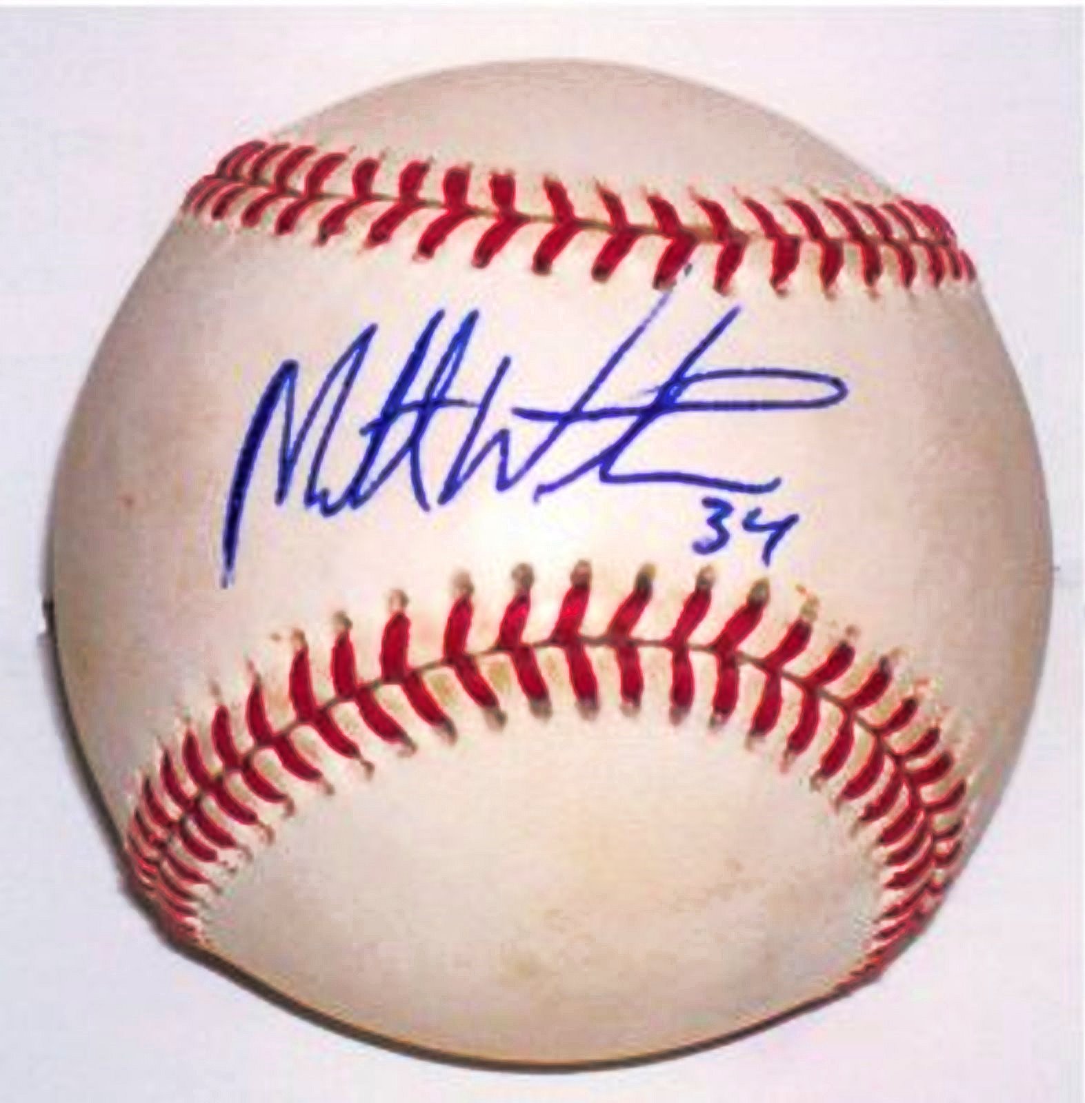 Matt Wieters Autographed Rawlings MLB Baseball