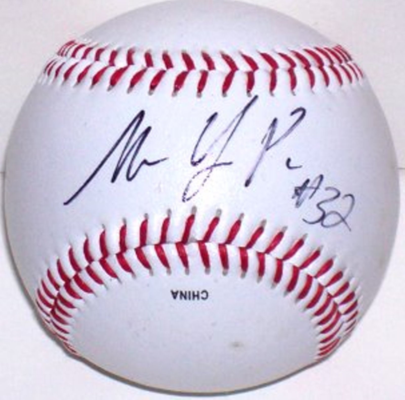 Matt LaPorta Autographed Nike Baseball