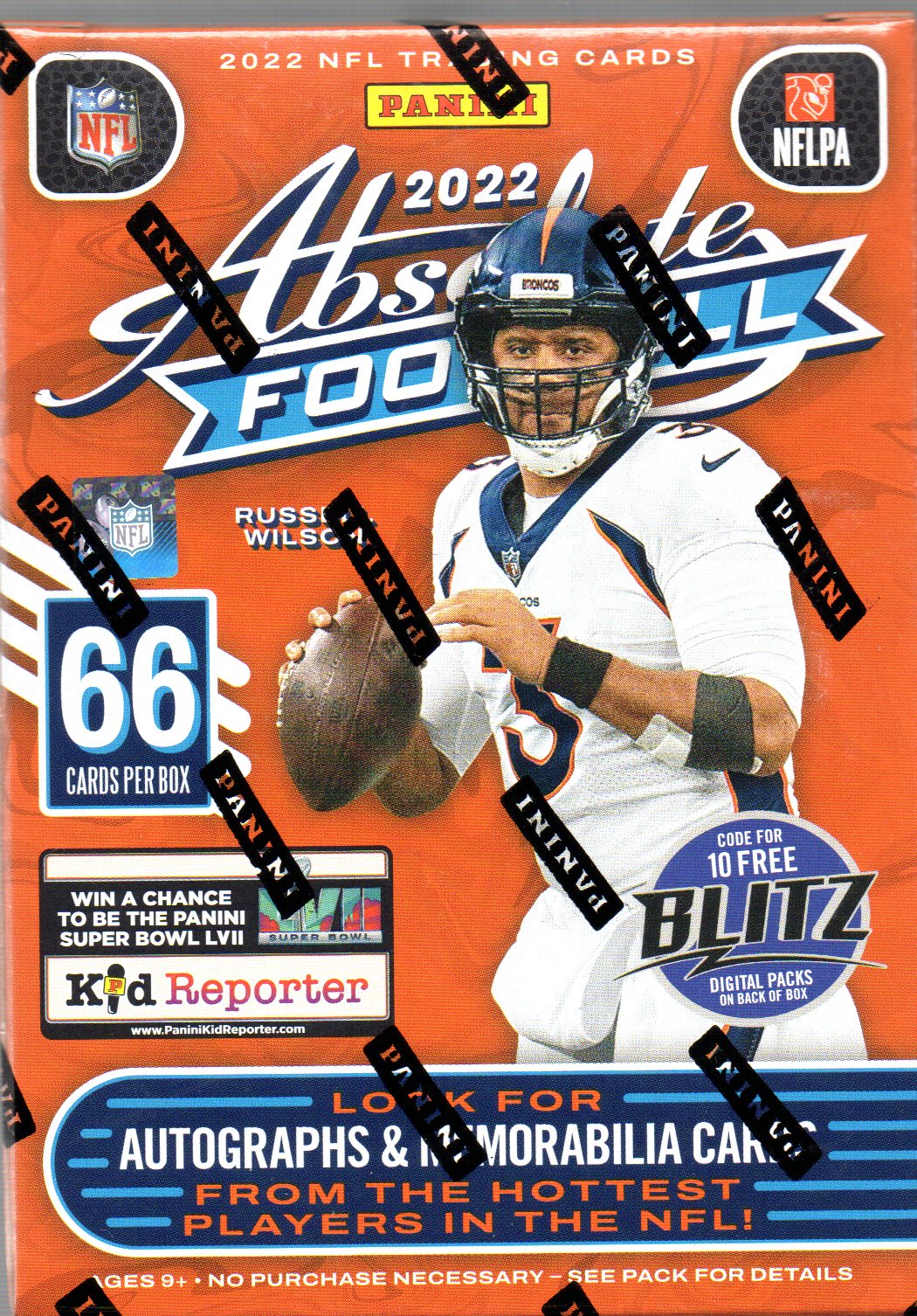 2022 Panini Absolute Football Blaster Box 66 Cards