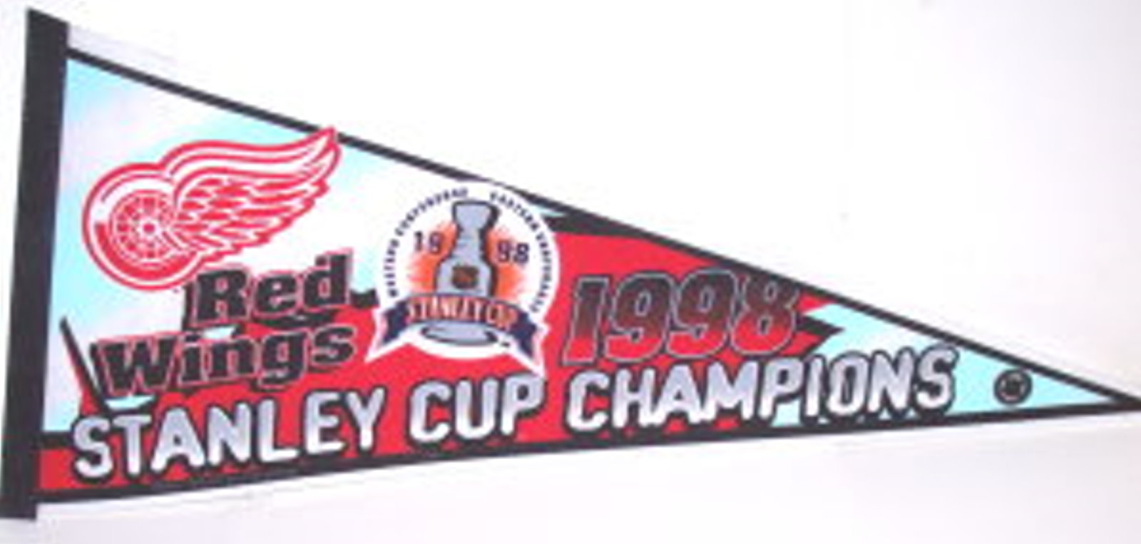 Detroit Red Wings 1998 Stanley Cup Champions Pennant
