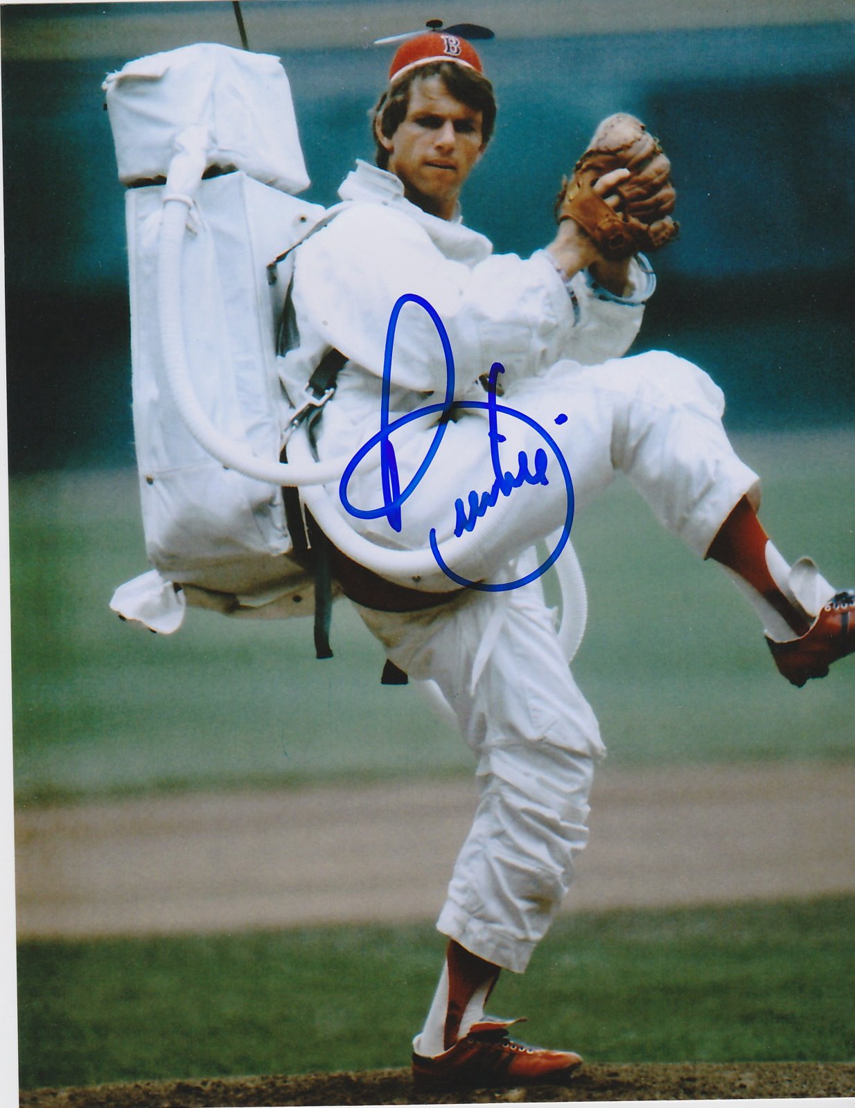 Bill "Spaceman" Lee Autograph 8x10 Color photo Boston Red Sox